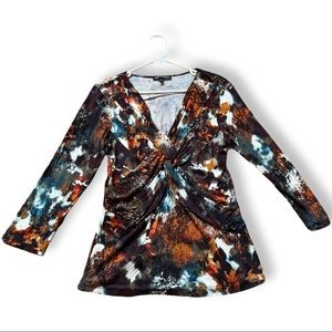 Cable & Gauge 3/4 Sleeve Top